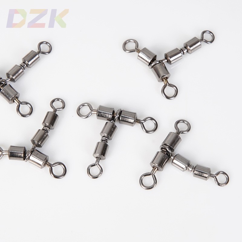 高速亲子转环三叉8八字环T型分线器路亚连接器垂钓渔具厂家配件t3