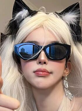 墨镜女猫眼rose高级美式ins开车防紫外线晒高级感大脸2025新款夏