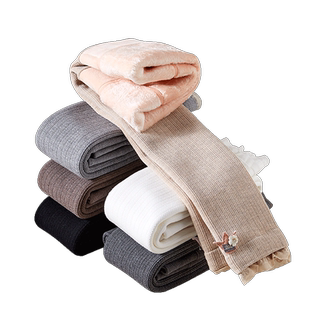 儿童连裤袜女孩特厚棉裤女童打底裤加绒加厚秋冬季零下宝宝保暖裤