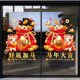 2026马年春节新年快乐福袋喜庆静电贴纸商场玻璃门贴画装 饰品布置