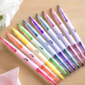 荧光笔小学生专用划重点记号笔高颜值ins风彩色标记笔专用划线笔