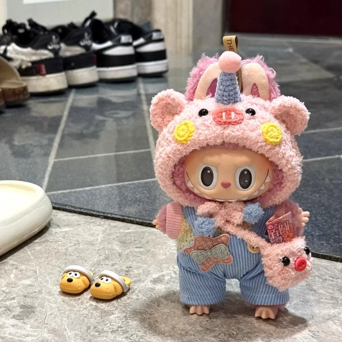 labubu17cm拉布布娃衣