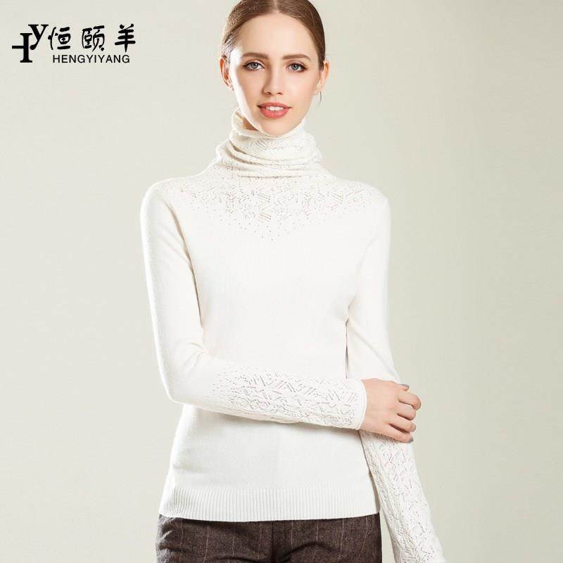 镂空春秋季韩版女装修身显瘦黑色毛衣高领打底针织衫宽松百搭保暖|msdalam kategori Butik wanita / wanita, sweater bulu - dari Buy2taobao.com untuk memberikan perkhidmatan ejen Taobao profesional membeli