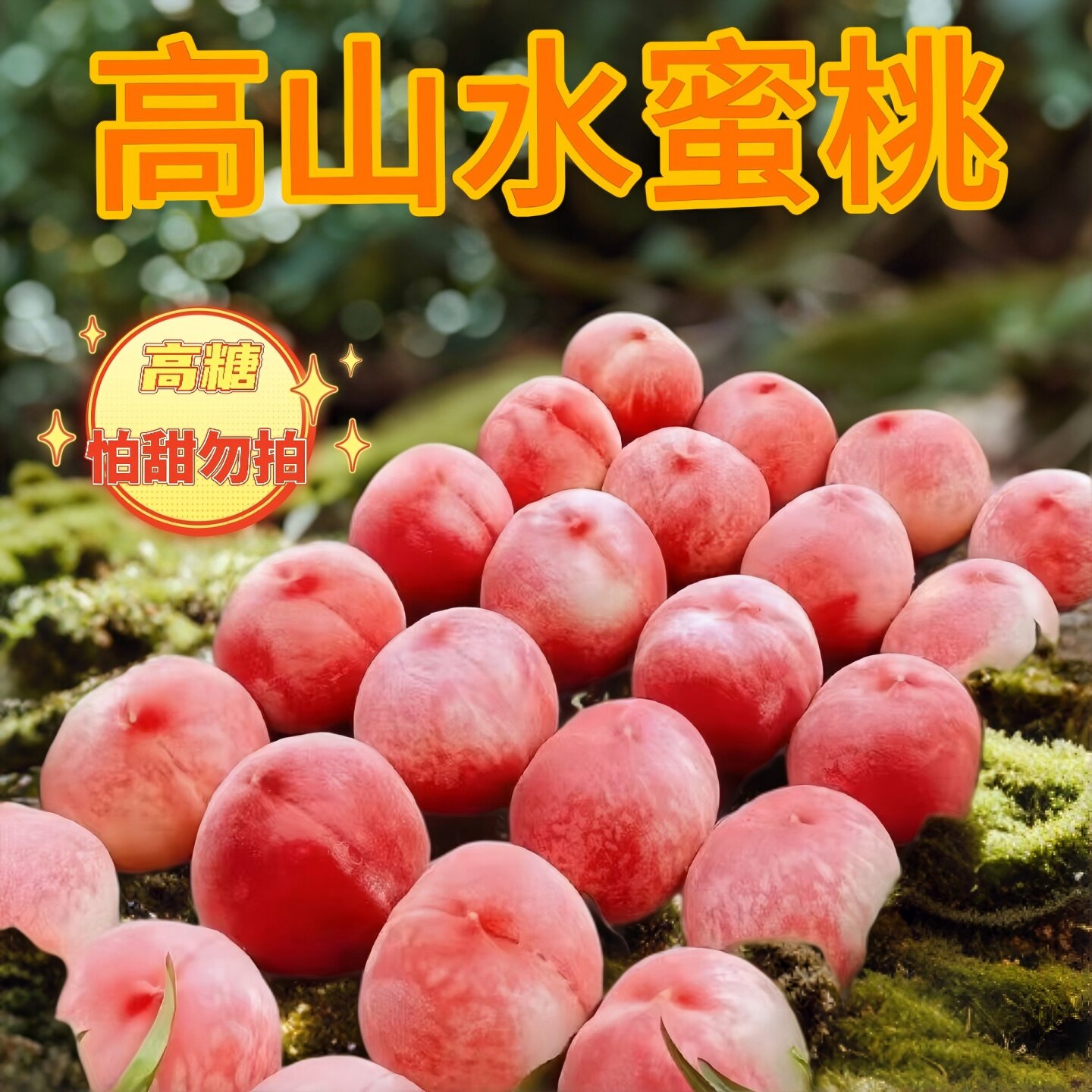 正宗高山水蜜桃陕西当季新鲜孕妇水果大果软的现摘现发脆甜毛桃子