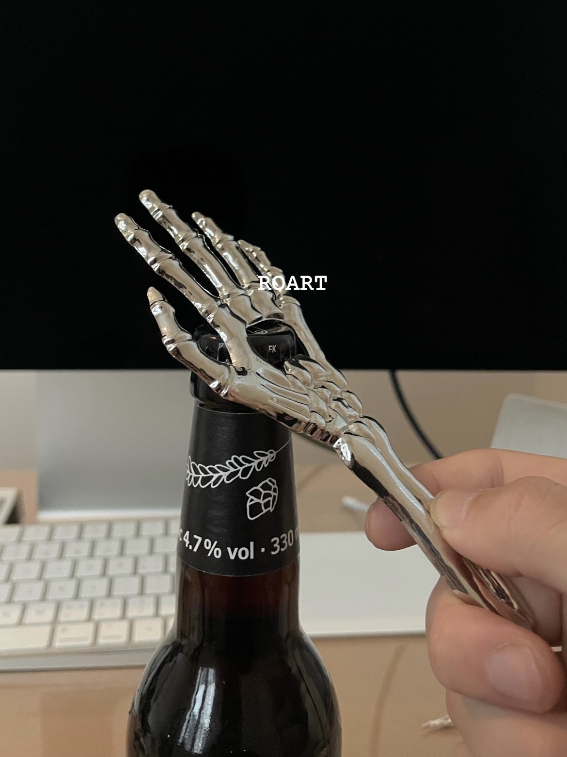 银色鬼手开瓶器万圣节圣诞节暗黑设计感创意礼物啤酒开瓶器,餐饮具,开瓶器,淘宝优惠券,粉丝福利购,淘宝优惠卷