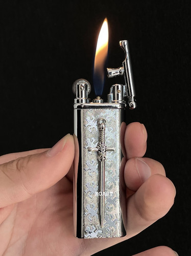 原创命运之剑充气式打火机砂轮送礼高级轻奢送对象帅
