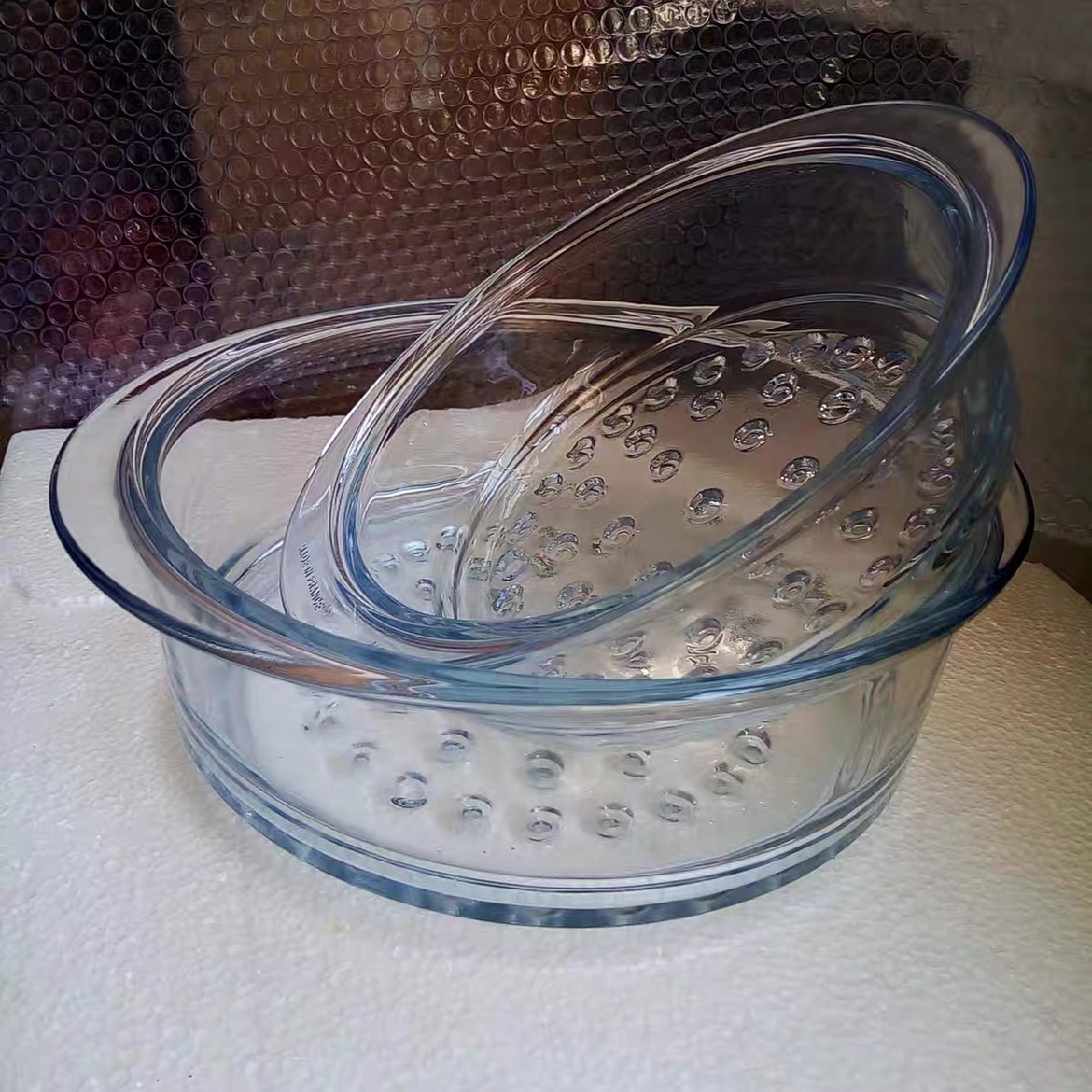 康宁蒸屉易清洗蒸笼玻璃