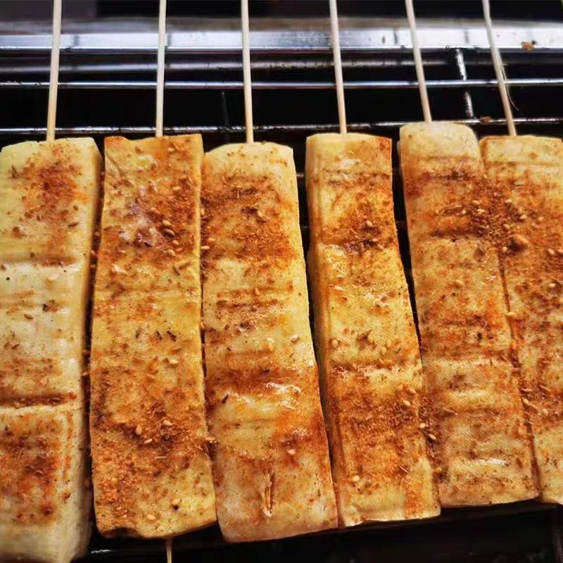 王茂才包浆豆腐烤串20串每包烧烤油炸串豆腐串整箱10包包邮重庆