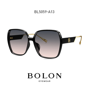 BOLON暴龙眼镜彩色太阳镜大框偏光墨镜女BL5059