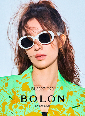 暴龙眼镜复古椭圆防晒太阳镜偏光墨镜女BL3097  BL3096