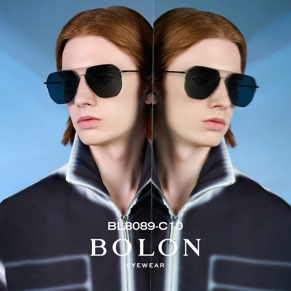 BOLON暴龙眼镜2023新品太阳镜飞行员框蛤蟆镜偏光驾驶墨镜BL8089