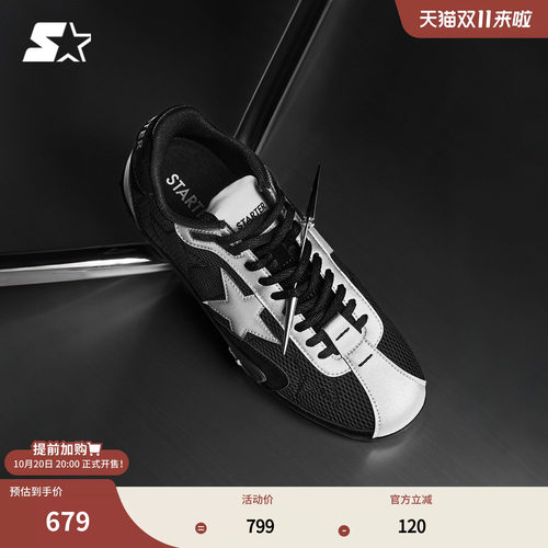 STARTER网面薄片鞋运动鞋男款秋季鞋子男鞋2026新款休闲鞋子板鞋