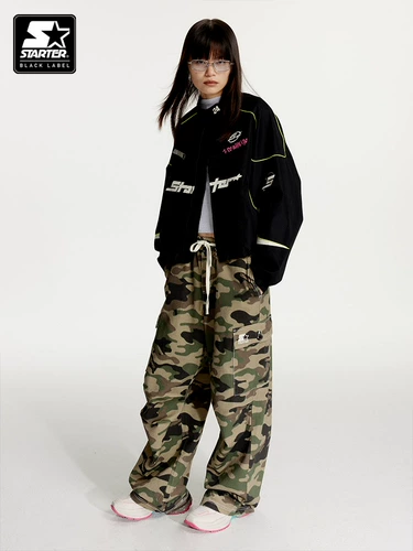 Черная короткая куртка, спортивный лонгслив подходит для мужчин и женщин для влюбленных для отдыха, оверсайз, с вышивкой