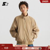 复古卡其工装 STARTER夹克秋款 城市游猎休闲运动男女同款 外套上衣