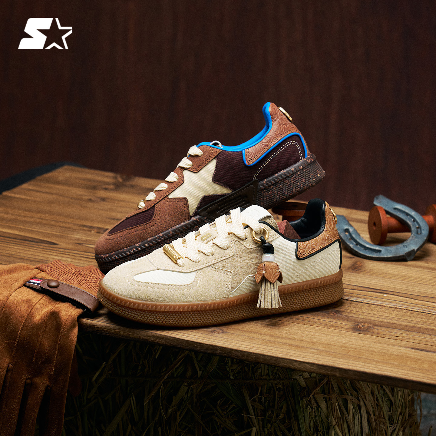 【蜜蜂欢乐社】STARTER26春新马年特别版男女款珍藏休闲德训鞋