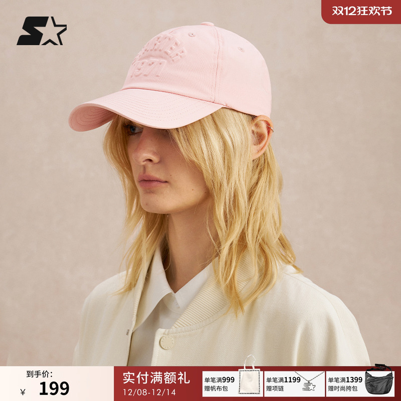 STARTER棒球帽2025秋季新款女生经典休闲鸭舌帽运动通勤帽子男生