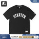 百搭宽松休闲字母印花短袖 黑色新款 上衣 T恤纯棉情侣同款 STARTER