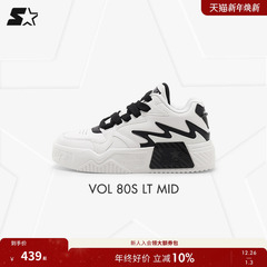 新年礼物STARTER厚底小白鞋运动休闲鞋男鞋鞋子动板鞋情侣鞋女鞋