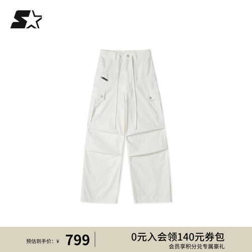 STARTER工装裤2026夏季新款街头潮流机能风休闲运动户外百搭长裤