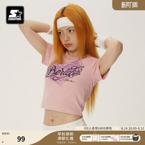 STARTER夏季新款短款印花短袖