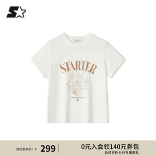 STARTER短袖T恤2026夏季新款经典百搭运动休闲女生短袖透气上衣
