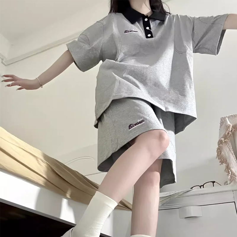女童短裤夏装2025新款儿童运动裤夏季薄款女孩大童灰色五分裤子潮