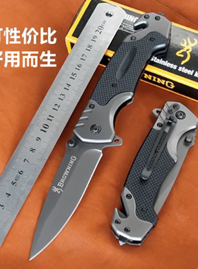 户外高硬度锋利刀折叠刀便携防身特战冷兵器刀瑞士军士刀重型刀刃