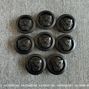 捷豹F-TYPE中网标 ftype75周年限量版磨砂黑中网豹子标