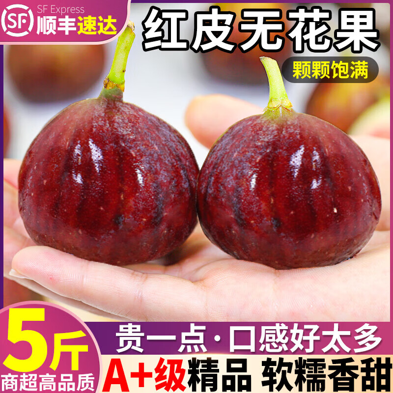 顺丰包邮云南红皮无花果鲜果新鲜水果大果当季孕妇水果现摘无花果
