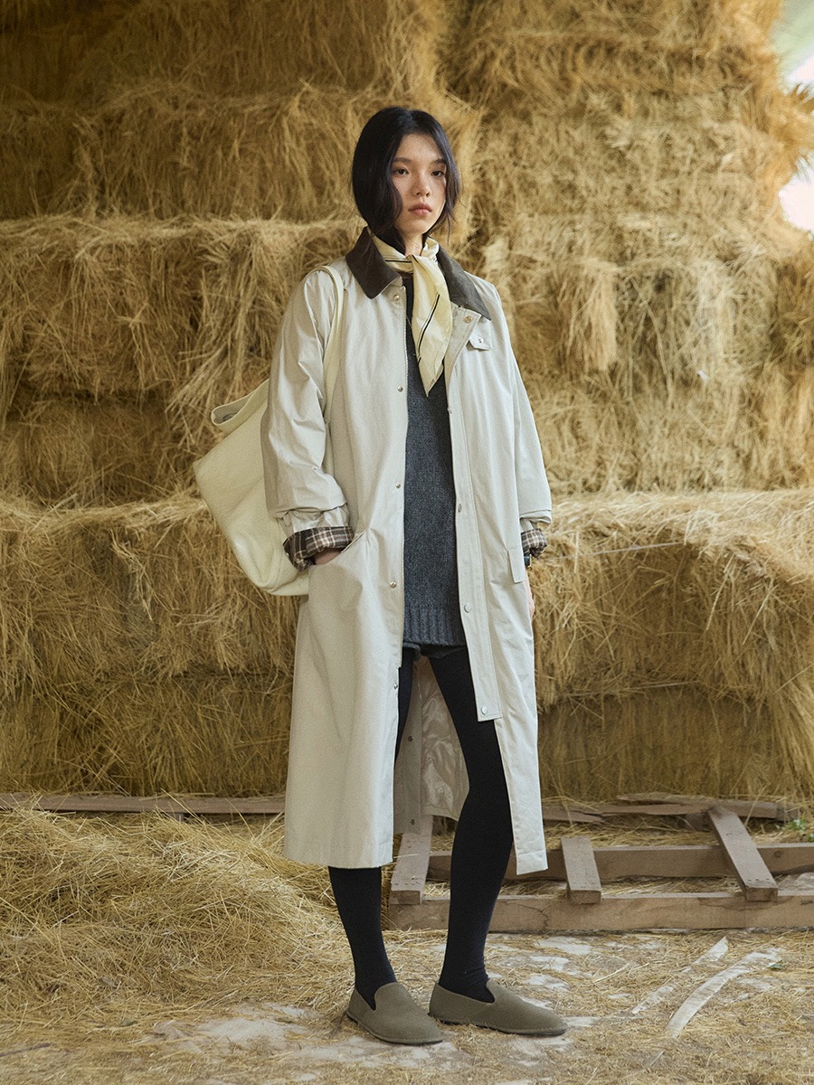 acme ground西部日记棉服外套2025秋季新款宽松显瘦长款外套92553