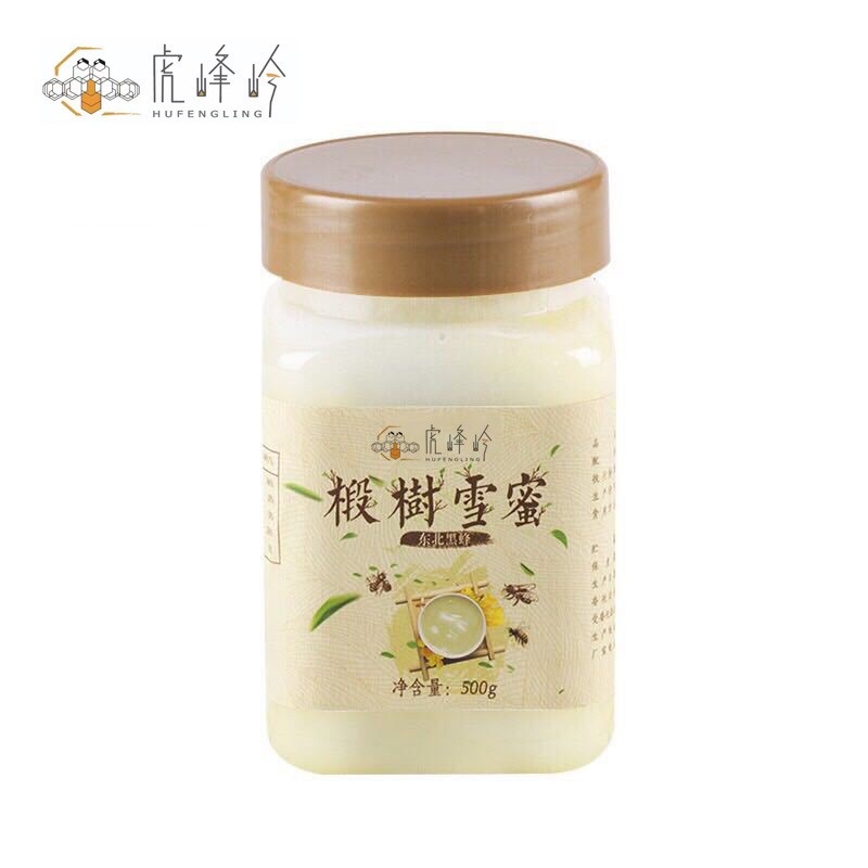 土蜂蜜结晶纯正天然野生东北蜂椴树雪蜜500g瓶装正品虎峰岭原蜜