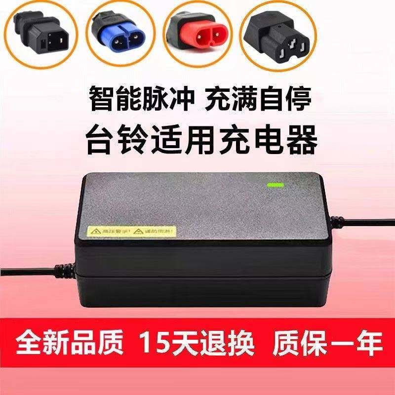 灌胶防水适用台铃电动车电池充电器48V12AH60V20AH72V32AH云插4针,电动车/配件/交通工具,电动车充电器,淘宝优惠券,粉丝福利购,淘宝优惠卷