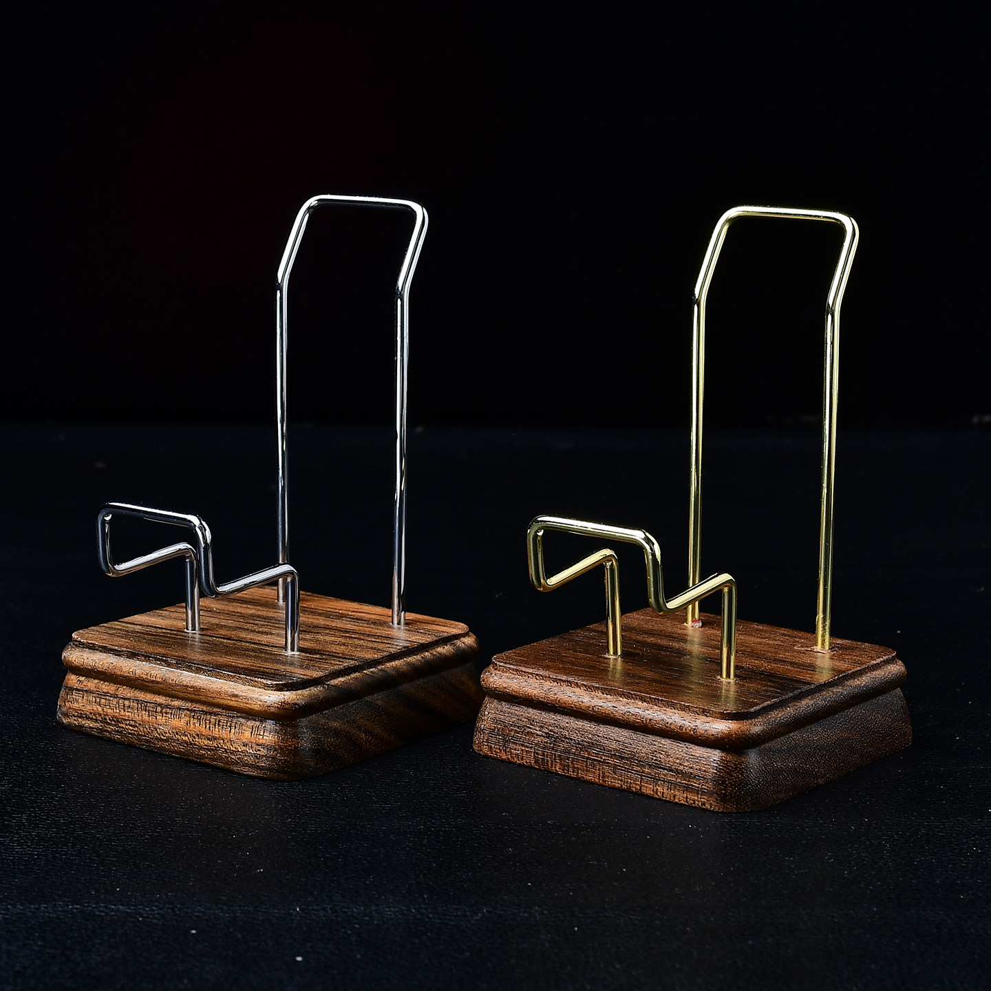 原木文玩水晶玉石原石矿标海螺化石标本奇石文玩收纳支架展示底座