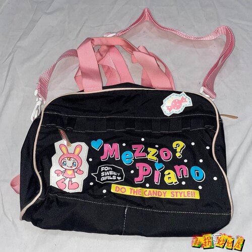 【现货掉落】mezzopiano日牌中古稀有孤品可爱3way双肩斜挎手提包
