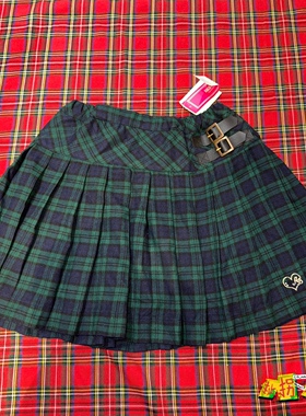 【现货掉落】angelblue日牌全新带吊格子裙sk可爱制服jk童趣