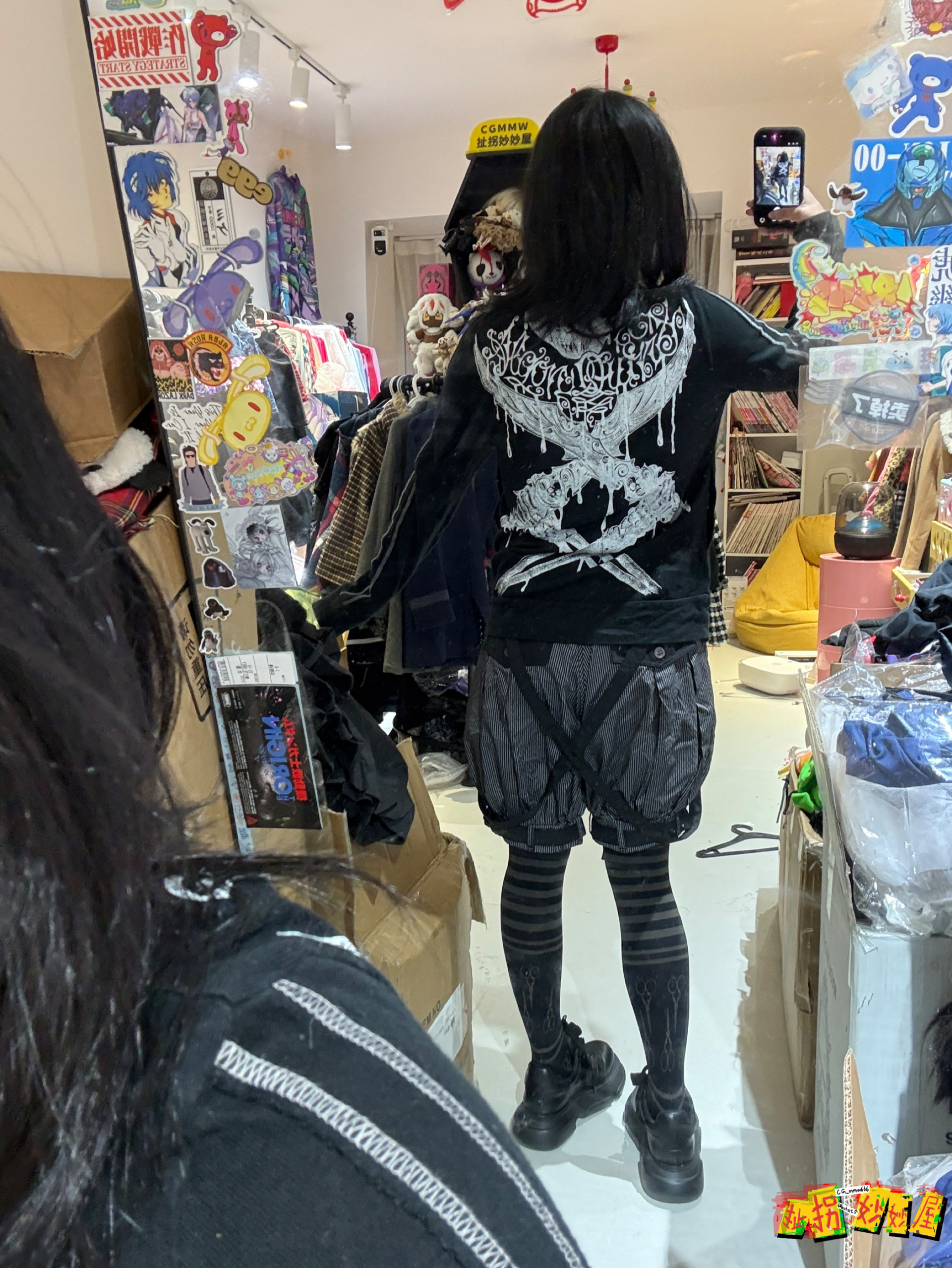 【现货掉落】Algonquins日牌中古稀有孤品不规则拉链外套古着原宿