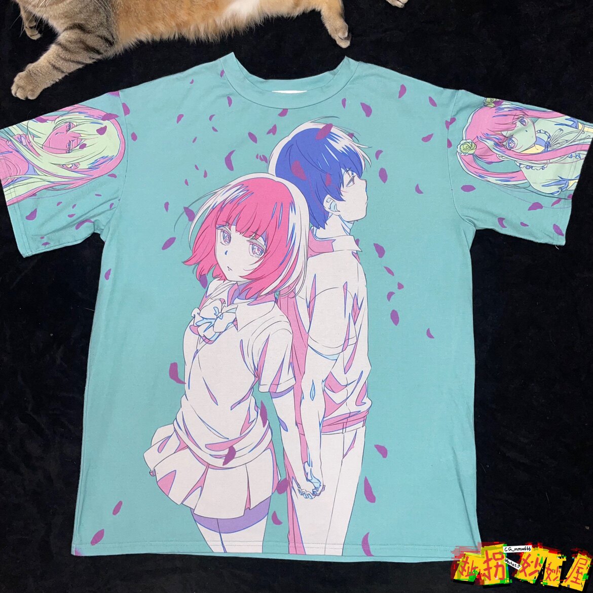 【现货掉落】人渣的本愿×galaxxxy联名T恤日牌中古稀有孤品短袖
