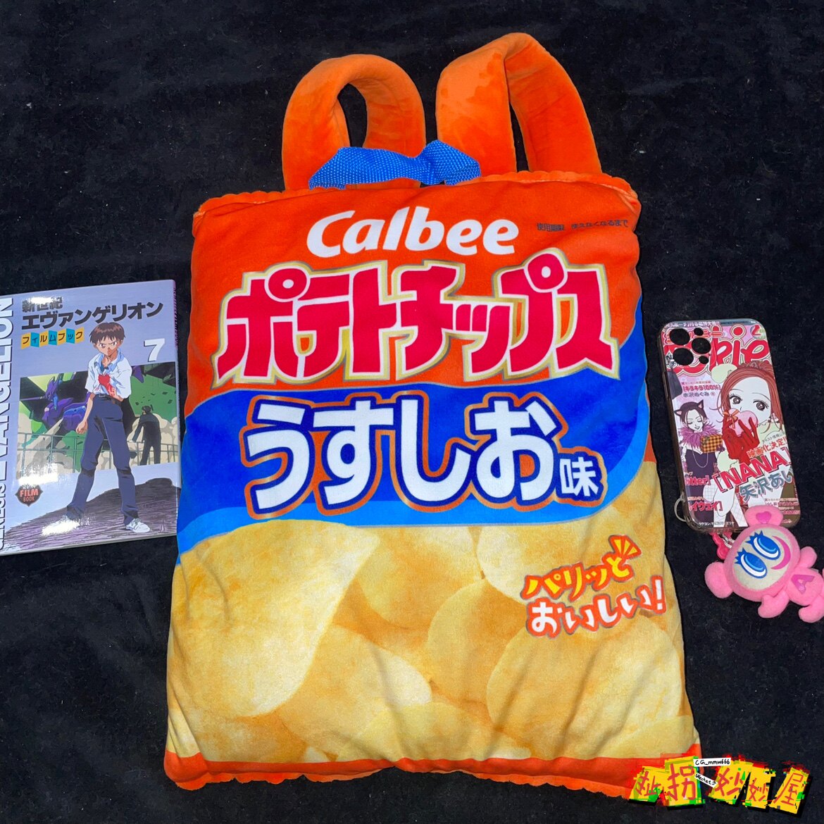 【现货掉落】卡乐比双肩包日牌中古稀有孤品可爱枕头包原宿童趣