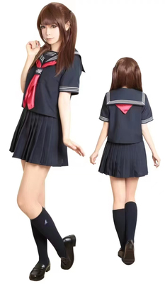 【两个月发】Bodyline全新jk制服水手服短袖夏服绀色全套定番全绀
