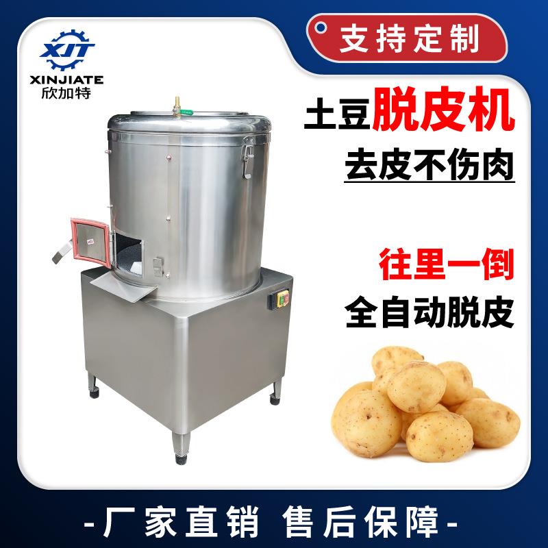 工厂全自动不锈钢土豆脱皮机专业薯仔马莲薯清洗机果蔬设备