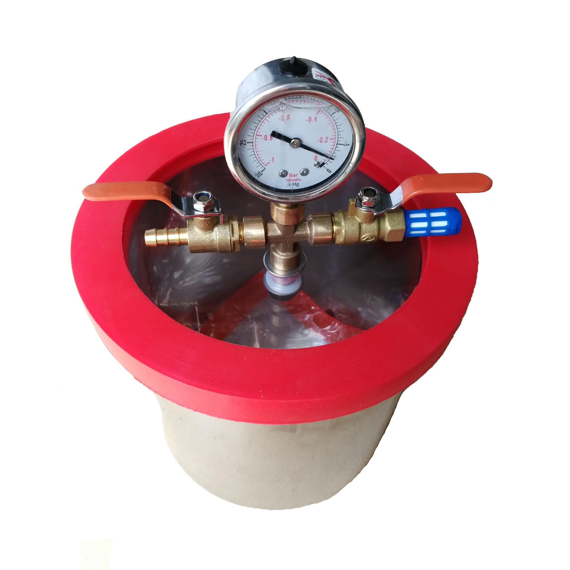 工厂直发厂家直供3加仑真空桶3gallon Vacuum chamber硅胶树脂AB