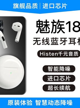 适用魅族18x无线蓝牙耳机运动原装魅族18s机官方正品高端专用耳机