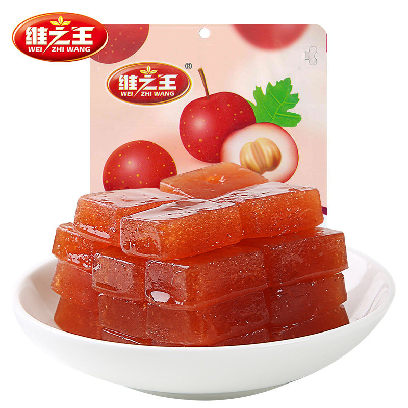 维之王山楂果糕318g 山西特产山楂维之王果脯零食食品山楂果