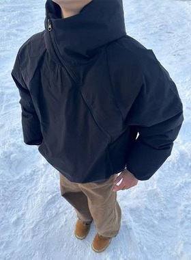 MADEEXTREME冬季加厚保暖bomber羽绒服PAF白鸭绒斜拉链棉服外套男