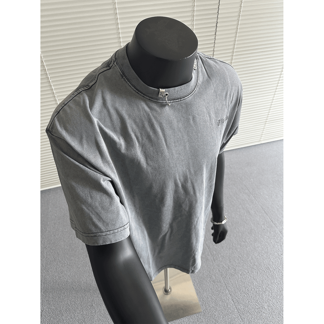 MADE EXTREME 美式复古街头水洗做旧短袖t恤古着VIntage男半袖ins