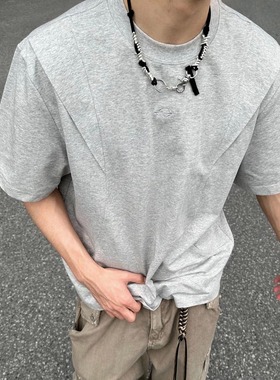 MADEEXTREME 索罗娜凉感boxy版型短袖T恤男街头cleanfit速干上衣