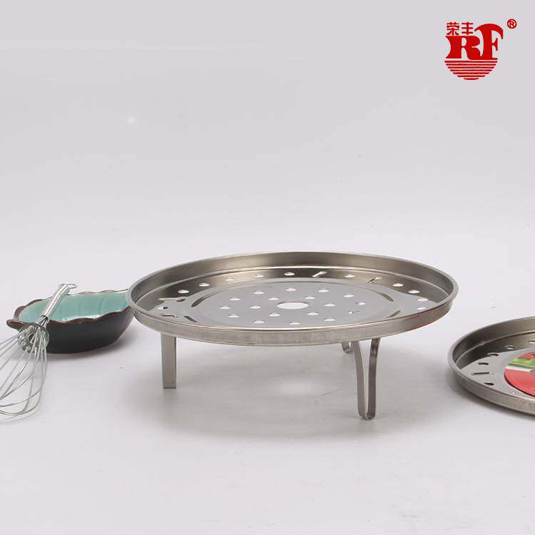 不锈钢蒸盘器可拆卸脚蒸片无磁矮脚多规格蒸笼盘电压力锅蒸架盘