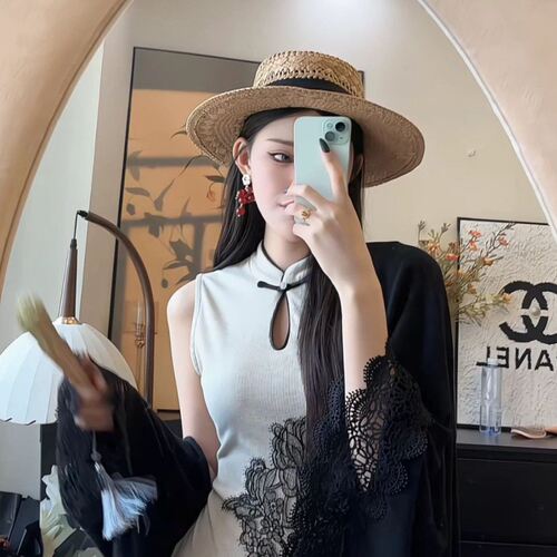 新中式高贵旗袍连衣裙改良年轻款