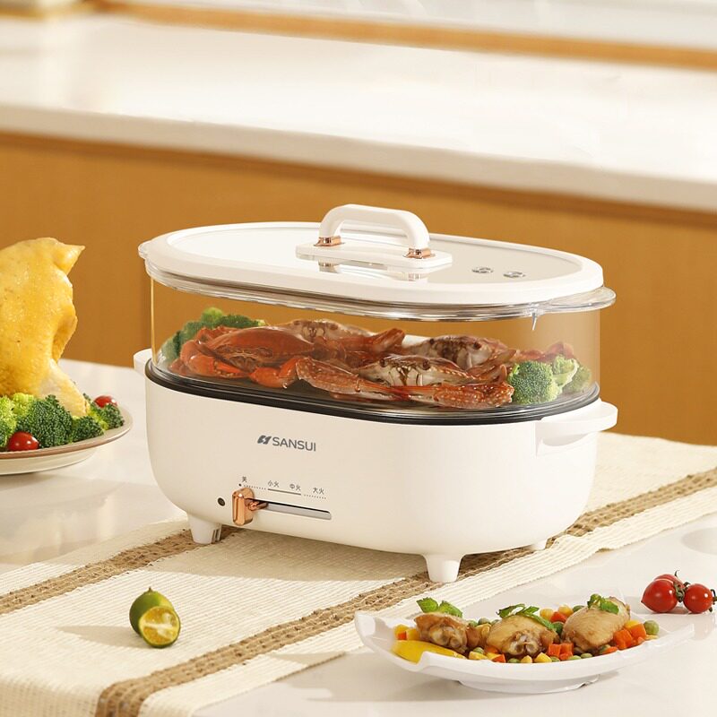日本SANSUI多功能家用一体电火锅