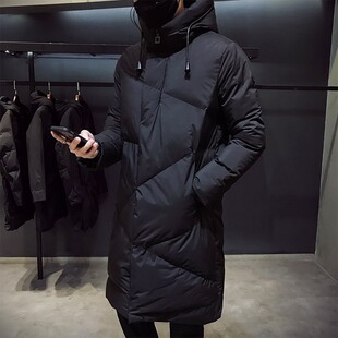 棉衣男士冬季外套韩版潮流中长款羽绒棉服潮牌反季加厚冬装棉袄子